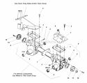 Transmission Group (985159) Diagram and Parts List for 1693704  Simplicity Tiller