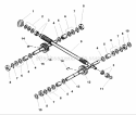 Wheel  Tiller Shaft Group (985155) Diagram and Parts List for 1693705  Simplicity Tiller