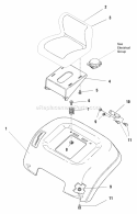 Part Location Diagram of 1729744SM Briggs and Stratton Deck-seat express (re