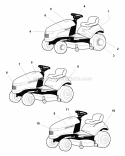 Part Location Diagram of 1722548SM Simplicity Decal, 15Hp
