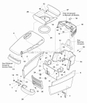 Hood Grille  Dash Group - 18Hp  20Hp Briggs  Stratton Air-Cooled Models (985802) Diagram and Parts List for 1693858  Simplicity Lawn Tractor
