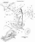 Controls Group - Gear Transaxle - Peerless 915-016D (X984410) Diagram and Parts List for 1693319  Simplicity Lawn Tractor