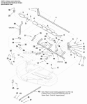 38 Mower Deck - Height Adjustment  Roller Bar Group (983926) Diagram and Parts List for 1692727  Simplicity Lawn Tractor
