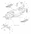 Frame  Front Axle Group (985705) Diagram and Parts List for 1693694  Simplicity Lawn Tractor