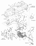 Transmission Group (985716) Diagram and Parts List for 1693694  Simplicity Lawn Tractor