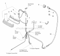 Electrical Group - Main Harness Lower (L985704) Diagram and Parts List for 1693694  Simplicity Lawn Tractor