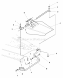 60 Mower Deck - Deflector  Stone Guard Group (985502) Diagram and Parts List for 1693119  Simplicity Lawn Tractor