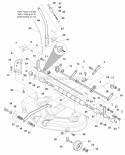 44 Mower Deck - Height Adjustment  Roller Bar (985794) Diagram and Parts List for 1693833  Simplicity Lawn Tractor