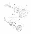 Wheels  Tires Group (W985067) Diagram and Parts List for 1693233  Simplicity Lawn Tractor