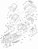 Frame Body  Fuel System Group - 14Hp  16Hp Models (985063) Diagram and Parts List for 1693833  Simplicity Lawn Tractor