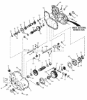 Transaxle Service Parts - Peerless Model 2600-025 (1715820) Diagram and Parts List for 1692871  Simplicity Lawn Tractor