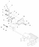 Two Speed Control Group (H985107) Diagram and Parts List for 1692871  Simplicity Lawn Tractor