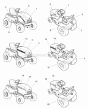 Decals Group - Brand  Model (B985756) Diagram and Parts List for 1692871  Simplicity Lawn Tractor