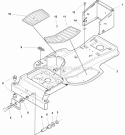 Frame Group (985580) Diagram and Parts List for 1694142  Simplicity Lawn Tractor