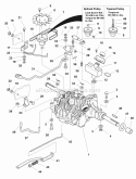 Transmission Group (985711) Diagram and Parts List for 1693817  Simplicity Lawn Tractor