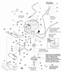 Engine Group - Electric Clutch - 16Hp Twin Cylinder Briggs  Stratton Intek (E985792) Diagram and Parts List for 1693817  Simplicity Lawn Tractor