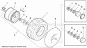 Wheels  Tires Diagram and Parts List for 1692749  Simplicity Lawn Tractor