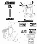 Part Location Diagram of 1722640SM Murray DECAL-AUGER CONTROL I