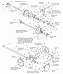 Traction Drive Group (985772) Diagram and Parts List for 1693985  Simplicity Snow Blower