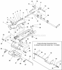 48 Mower Deck - Height Adjust  Hitch Group (J985505) Diagram and Parts List for 1693125  Simplicity Lawn Tractor