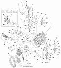Engine Group - 245Hp Diesel Diagram and Parts List for 1693121  Simplicity Lawn Tractor