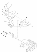 Two Speed Control Group Diagram and Parts List for 1693121  Simplicity Lawn Tractor