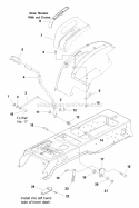 Lift Group (986044) Diagram and Parts List for 1694102  Simplicity Lawn Tractor