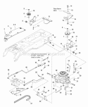 Transmission Group (985931) Diagram and Parts List for 1694102  Simplicity Lawn Tractor