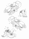 Decals Group - Safety  Common (C986097) Diagram and Parts List for 1694102  Simplicity Lawn Tractor