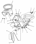 Part Location Diagram of 7052975SM Murray (S)DEFLECTOR / DECAL