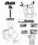 Decals Group - 860 (D986358) Diagram and Parts List for 1694433  Simplicity Snow Blower