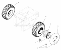 Wheels  Tires Group (Sc984933) Diagram and Parts List for 1694433  Simplicity Snow Blower