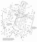 Handles And Controls Group (986391) Diagram and Parts List for 1694438  Simplicity Snow Blower