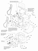 Engine And Frame Group - 13Hp Manual Start (986144) Diagram and Parts List for 1694266  Simplicity Snow Blower