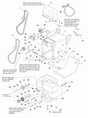 Engine And Frame Group - 13Hp Electric Start (986155) Diagram and Parts List for 1694237  Simplicity Snow Blower