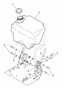 Fuel Tank Group (Fi0004) Diagram and Parts List for 1694494  Simplicity Lawn Mower