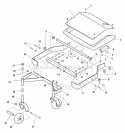 34 Mower Deck - Frame Caster  Shield - 13Hp Diagram and Parts List for 1694494  Simplicity Lawn Mower
