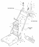 Engine Deck  Handle Bars Group (Fi0000) Diagram and Parts List for 1694494  Simplicity Lawn Mower
