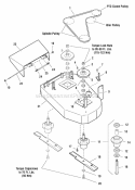 Part Location Diagram of 5020843ASM Murray BLADE-16.25 BLACK