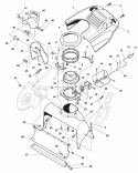Auger Housing  Chute Group (178Ahcg) Diagram and Parts List for 1694585  Simplicity Snow Blower