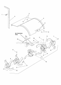Hood Drag Stake  Tine Group (986105) Diagram and Parts List for 1694162  Simplicity Tiller