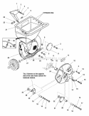 Housing  Rotor Group - Models 514  814 (4096Hrg) Diagram and Parts List for 1694896  Simplicity Chipper Shredder