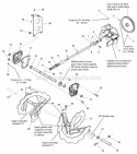 Auger And Impeller Group (985466 985467 985468 987159) Diagram and Parts List for 1694847  Simplicity Snow Blower