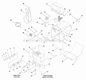 Engine  Frame Group (2987510 2987538 2987540) Diagram and Parts List for 1695075  Simplicity Snow Blower