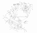 Auger Housing  Chute Group (2987531 2987533 2987535) Diagram and Parts List for 1695084  Simplicity Snow Blower