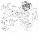 Engine  Frame Group - CeExport Models (2987404 2987406 2987408 2987410) Diagram and Parts List for 1695084  Simplicity Snow Blower