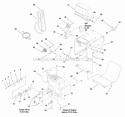 Engine  Frame Group (2987840 2987841 2987843 2987844 2987845 2987847) Diagram and Parts List for 1695310  Simplicity Snow Blower