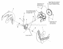 Auger Drive Group (2987861 2987862 2987864 2987908) Diagram and Parts List for 1695326  Simplicity Snow Blower
