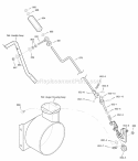 Chute Rod Group (1741718) Diagram and Parts List for 1695515  Simplicity Snow Blower
