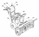 Decals Group (2988463 2988514 2988517 2988523 2988536 2988638) Diagram and Parts List for 1695655  Simplicity Snow Blower